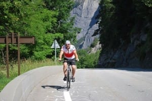 Johnno on Alpe D'Huez