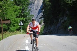 Steve on Alpe D'Huez