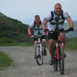 Anth and John head downhill