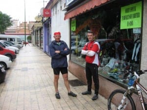 Waiting for the Bike Shop to Open