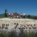 At the Mont Ventoux monument at Bedoin