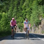 Blue and Marty on the Col du Glandon