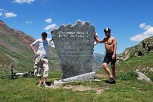 Browny and Spenna at Col de Sarene