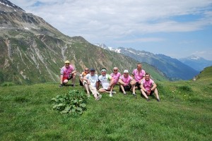 Coastbusters at the top of the Col Du Glandon