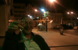 A glass of champagne in Chalons