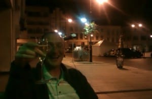 A glass of champagne in Chalons