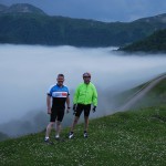 Above the clouds on the Col Barargui