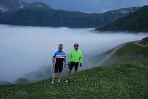 Above the clouds on the Col Barargui