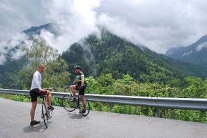 Acending into the clouds Col d'Ornon