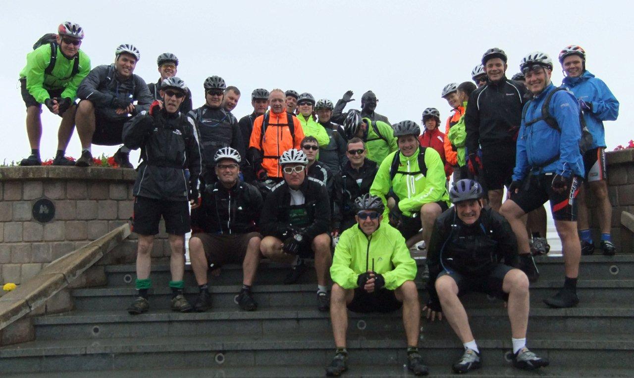 Acklam RUFC C2C 2011 - At the start in Morecombe