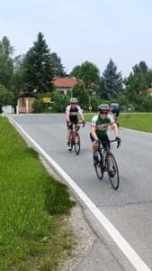 Ade and Marty en route to Aschau