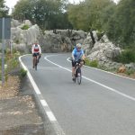 Ade and Spenna on route to Sa Colobra
