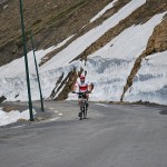 Ade on the Col du Galibier