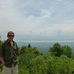 Ade overlooking Lake Geneva