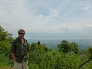 Ade overlooking Lake Geneva