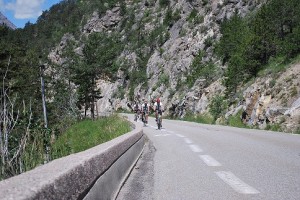 Ascent of the Col d'Izzord