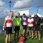 At the finish on the C2C One Day 2014