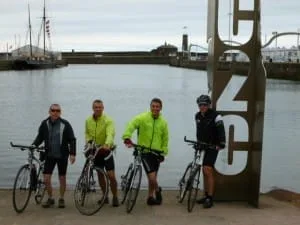 At the start at Whitehaven