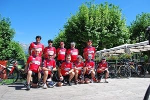 At the start in Bourg d'Oisans