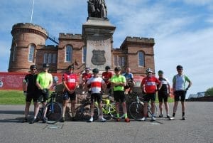 At the start in Inverness