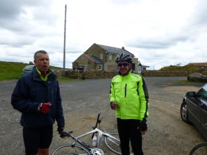 At the start of the Waskerley Way