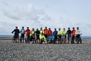 At the start on Walney Island