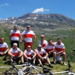 At the top of the Alpe D’Huez