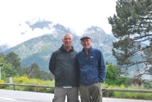 Browny and Kev Col de Vivvavona