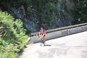 Chucky climbs the Col de la Morte