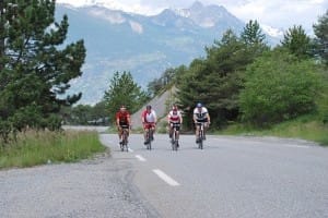 Climbing the Col de Vars