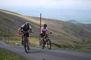 Coxy and Roly on Great Dun Fell