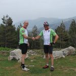 Coxy and Roly – summit Col de Vergio