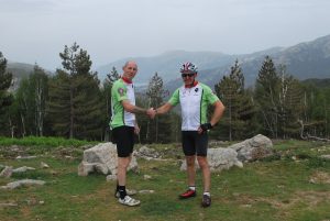 Coxy and Roly summit - Col de Vergio
