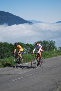 Coxy and Spenna on Col du Peryasourde