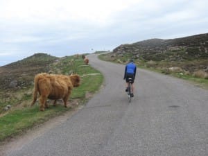 Coxy climbs Bealach Na Ba