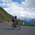 Coxy climbs the Passo di Gavia
