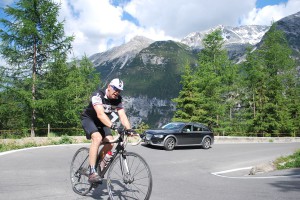 Coxy climbs the Stelvio Pass