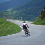 Coxy decends the Col d’Aspin