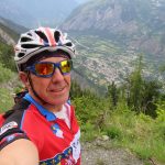 Coxy looks down on Bourg d’Oisans