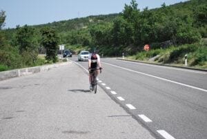 Coxy on route to Crkvenica