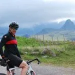 Coxy on route to Lochinver