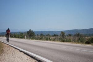 Coxy on route to Stolac