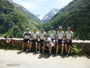 Decending the Col La Bernard