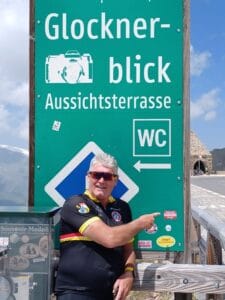 Gibbo marks the spot on the Grossglockner