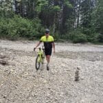 Gibbo off road en route to Kochel