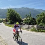 Johnny G en route to Kitzbuhel