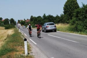 Marty and Spenna on route to Rijeka