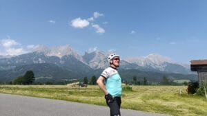 Marty en route to Zell am See