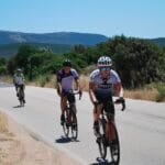 Marty in front en route to Santa Teresa