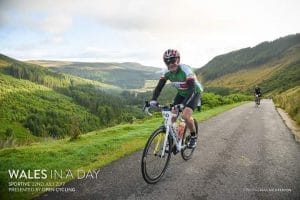 Marty on route Wales in a Day 2017